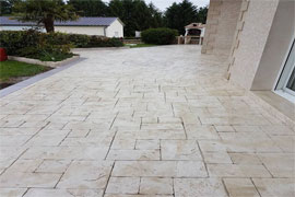 Béton imprimé en France