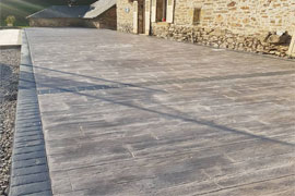 Béton imprimé Bordeaux