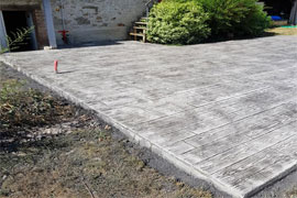 Béton imprimé en Objat